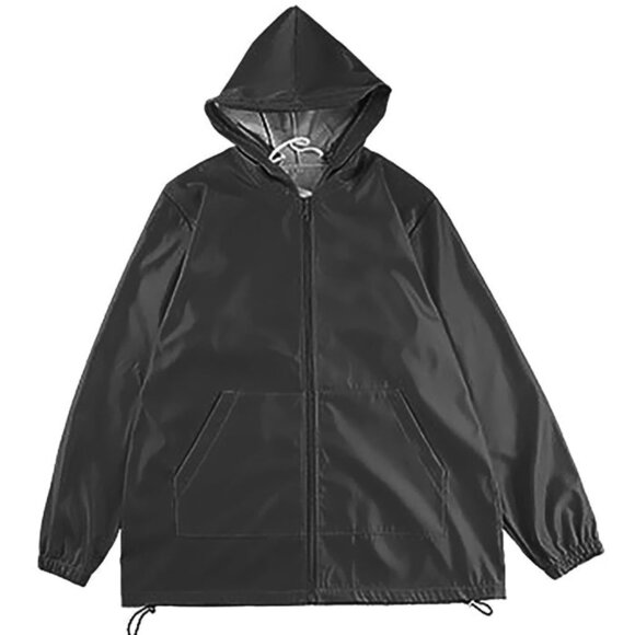 Black Detachable Face Shield Protective Jacket Hat Washable Anti Spit U.S - M - Picture 3 of 7